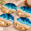 Resin Coaster Set – 4 Pieces